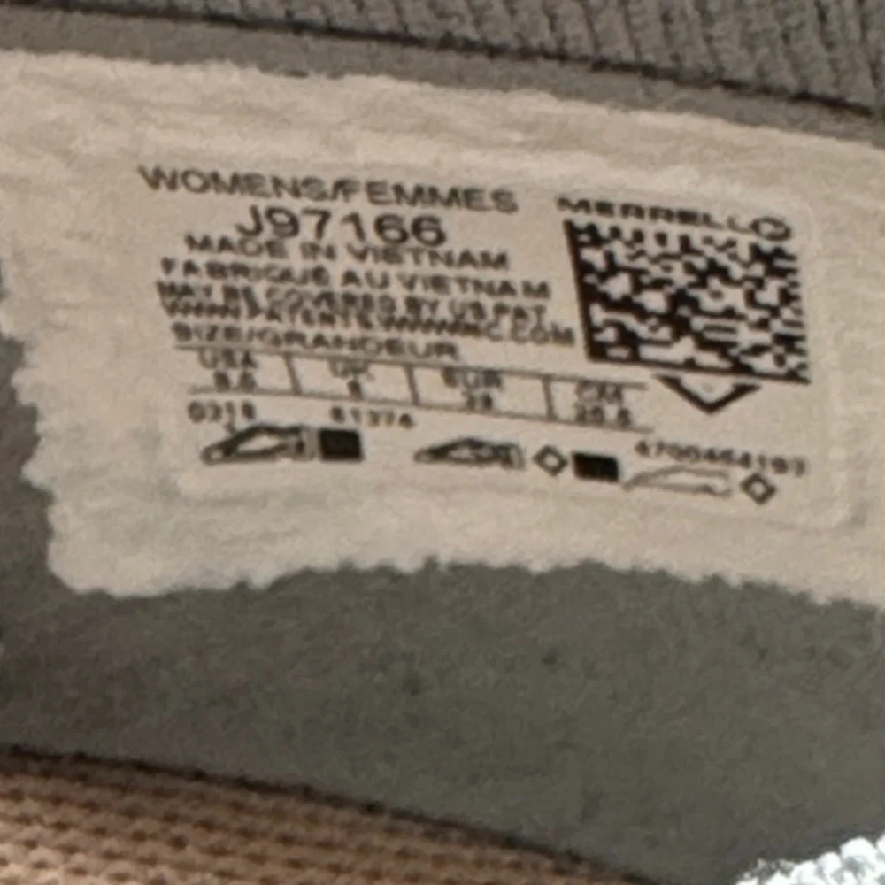 Merrell Women's Sneakers in Peach and Grey Sz 8.5 - Picture 6 of 7